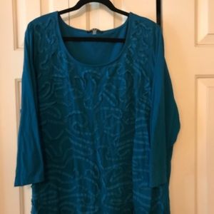 Tunic top 3/4 sleeve